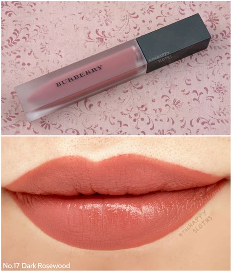 burberry lip velvet rosewood swatch|burberry liquid lip velvet.